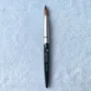 Manicure Art Design Nail Brush Tools Black Metal Handle 1012141618202224 Pure Kolinsky Sable Round Sharp Professional Painting Polish Acrylic Pen 1pcslot Best qua