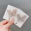 Diamond Butterfly Hairpins Simple Side Hair Clips Bangs Clip Headdress Women Hair Accessories