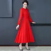 Casual Dresses Chiffon Dress Women Red Black M-5XL Plus Size Long Sleeve 2021 Spring Summer Korean Bow Collar Slim Party Maxi LR789