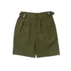 Verão Algodão Vintage Exército Masculino Carga Chino Chino Shorts Street Wear Unisex Gurkha Calças Curtas X0628