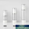 Opslagflessen Jars 15ML30ML50ML 10/20 / 30PCS / Partij Lege Cosmetische Airless-fles. DIY Silver Line Pressed Vacuum Bottle.Portable Lotion Pum Factory Prijs Expert