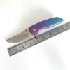 Ограниченная настройка версия Hokkaido складной нож Dazzle Titanium Hands High Hardness Satin M390 Flipper ножи наружные тактические охотничьи инструменты Pocket EDC