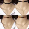 2019 New Black Velvet Choker Halsband Strip Rope Chain Bar Square Tube Strip Chocker Kvinnor Krage Mujer Collier Femme Ras Du Cou