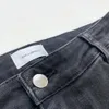 Jeans neri con ricamo Uomo Donna 1 Pantaloni Jean Tie Dye casual di alta qualità