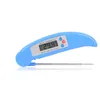 Digital LCD Food Thermometer Probe Folding Kitchen BBQ Meat Oven Water Oil Test Tool