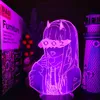 DARLING in the FRANXX Zero Two 002 3D Led Illusion Night Lights Anime Lamp Lighting For Christmas Gift9805693