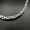 Hip Hop Tennis Loop Chain Fashionable Men Titanium Steel Necklace Jewelry Byzantine Imperial6904369