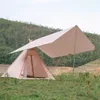 Top Grade Luxury Cotton Tent 34 People Steel Pole Outdoor Camping Fabric 220x220xH200cm Tents And Shelters2190305