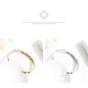 Bedelarmbanden v.ya "blijf gaan" goud open armband voor vrouwen roestvrij staal zilver met inspirerende quote sieraden cadeau