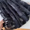 Exquisite Three-dimensional Burnt Flower Heavy Industry Waist High Micro-puff Skirt Veil Early Spring 2021 Y2K Skirts