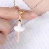 Wholale mode trui keten ballet hanger dame lange ketting