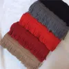 Winter Scarf Unisex 100% ull Scarfs Classic Letter Wrap Unisex Ladies and Boys Cashmere Sjal Lame Shawls med Box RT-888