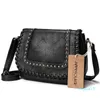 Cross body bags mode vrouwen schouder pu lederen crossbody effen kleur merk portemonnee kleine kaki messenger voor dames