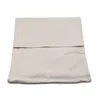 白い空白の昇華枕クリスマスポケットピローカバーベージュDIYフォトチェアソファクッション車の装飾