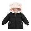 LZH 2021 outono inverno roupas de algodão para crianças engrossar bebê meninas casacos novos outerwear para meninos 2-4 anos jaquetas crianças traje h0909