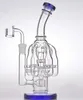 デザイン厚い野雲クリームPerc Hookahs Ash Catcher Banger 5アームリサイクルBabber Water Pipe Hookahオイルリグ14.4女性共同