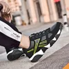 Fashion Mens Women 2021 Leahther Running Shoes Black White Blue Red Yellow Gray Sports Trainers Sneakers Size Eur 36-45 Code: 68-1836315