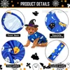 4 couleurs Vêtements pour chiens Chemise d'Halloween T-shirt respirant pour animaux de compagnie Imprimé Vêtements pour chiots mignons Citrouille Fantômes Chauves-souris Vêtements pour chiens pour les fêtes de transformation Petits chiens L A117