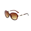 Lunettes de soleil design de haute qualité en alliage d'ombre extérieur incrusté de cadre PC mode classique dames lunettes de soleil