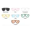Sonnenbrille Vintage Übergroße Quadratische Frauen Marke Designer Retro Sonnenbrille Rechteck Sonnenbrille Weibliche Süßigkeiten Farbe Eyewears