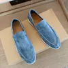 Factory direct sales Dress shoes breathable high quality Genuine leather Cashmere casual Handmade loafers Flat Heel luxury designer womens Shoe 35-42