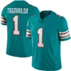 10 Tyreek Hill Tua Tagovailoa Jaylen Waddle Football Jersey Dan Marino Devon Achane Jevon Holland Jerseys