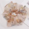 Frühling Sommer Netto Garn Haar Bogen Scrunchies Große Chiffon Frauen Elastische Haarband Pferdeschwanz Halter Haare Krawatte Mädchen Zubehör