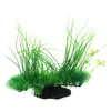 Decorazioni Acquario Emulational Verde Plastica Foglia Lunga Decoro Pianta 20cm