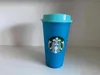 Starbucks Zeemeermin Goddess 16oz / 473ml Plastic Mokken Milieubescherming Set Koffie Begeleidende Cups Gratis DHL
