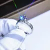 Женщины Sparkly Diamond Open Ring MultiStyle Свадебный участок Кольца Подарок для любви Подруга Мода Украшения Аксессуары