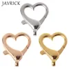 5 Sztuk Love Heart Kształt Klamer Klamer Brelok Wisiorek Alloy Akcesoria Biżuteria DIY Materiał G1019