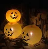 Halloween glowing balloons party decoration supplies pumpkin balloon with lights Ghost Festival holiday decorations kids toys
