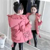 Girls Clothing Baby Coats for Girls Warm Jackets For Spring Autumn Kids Girls Solid Hoodie Coat Cute Warm Girls' long coat 211025