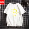 Moda de algodão masculina T-shirt mens verão sol tshirts 5xl casual engraçado t camisa t tee tops grandes t-shirts tees streetwear H1218