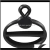 20X Scarf Shawl Tie Holder Organizer Oval Plastic Hangers Storage Black Size135Cmlength×125Cmdiameter×135Cmheig Hooks Rails 3Ojx 45Qpi