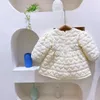 Vestidos da menina dro 1-5y menina algodão de lã acolchoado 2021 criança bebê inverno princesa vestido crianças avisar roupas traje infantil