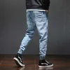 Baggy Hommes Cargo Jeans Mode Harlan Coton Streetwear Harajuku Pantalon Joggers Taille Élastique Pantalon Mâle M-3 4XL 210622