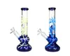 Luminous Beaker Bong glass water smoking pipes bongs dab rig hookah Water Pipe ash catcher with 14mm bowl joint 13cm Downstem