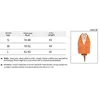 Sommar Kvinnor Trendig Närmätande Sexig Vest Orange Solid Färg Deep V-Neck Ärmlös Backless Folds Crop Tops S / M / L Y0824