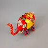 Colorato Cloisonne Smalto Filigrana Elefante Ornamenti Decorazione Domestica Animale Accessori Cinesi Da Appendere Piccoli Regali Decorativi con Scatola