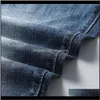 Vêtements Vêtements Drop Delivery 2021 Été Hommes Stretch Short Jeans Mode Casual Slim Fit Haute Qualité Élastique Denim Shorts Homme Marque Clot
