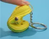 Party Favorit 100PCS 3D Mini 7.5cm Eva Beach Hole Little Shoe Keychain Bag Tillbehör Keyring Bil Handväska Nyckelkedja Charms Sn3241