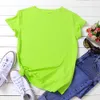Koyu Mavi Tshirt Kadın T-Shirt Minimalizm Yaz Üst Komik Rusya Aile Bak Kısa Kollu Ulzzang Moda Crewneck Gömlek X0628