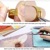 DoreenBeads Earrings Making Kits PU Leather Material For Women DIY Jewelry Findings Christmas Drop Pendant Charms 1 Set