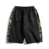 Men Casual Shorts Style Beach Shorts Drawstring Joggers Sports Camo Splicing Shorts Male Bermuda Pants B0901 210518