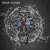 VAVA VOOM Relogio Masculino Watches Men Fashion Sport Stainless Steel Case Leather Band Watch Quartz Business Watch Reloj Hombre G1022