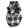 Fashion Pet Shirts Summer Classic Plaid Dog Apparel Clothes for Small French Bulldog Puppy t-Shirt outfits