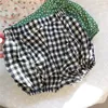 Summer Baby Girls Kids Pant Spot Lattice Casual Big PP Pants Bloomers toddler Children Clothes Wear Princess Shorts 210413