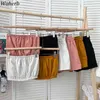 Verão 3 peças definir mulheres shoer manga com capuz zíper jaqueta + colete largo-perna shorts feminino coreano todos os fósforos terno 210519