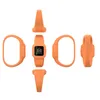 Bracelet de couleur unie Silicone sans boucle bracelet de montre bracelet de montre remplacement de sport pour Garmin Vivofit JR.3 L taille S en gros